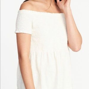 Old Navy Smocked Off The Shoulder Top
